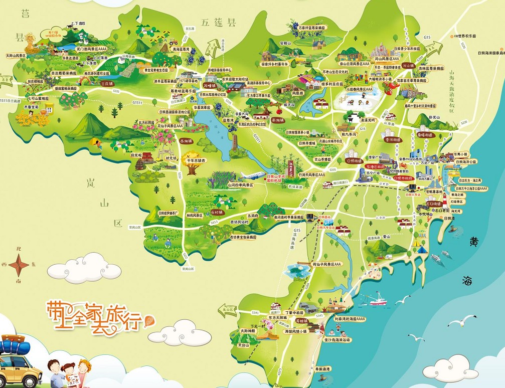 黄冈景区使用手绘地图给景区能带来什么好处？